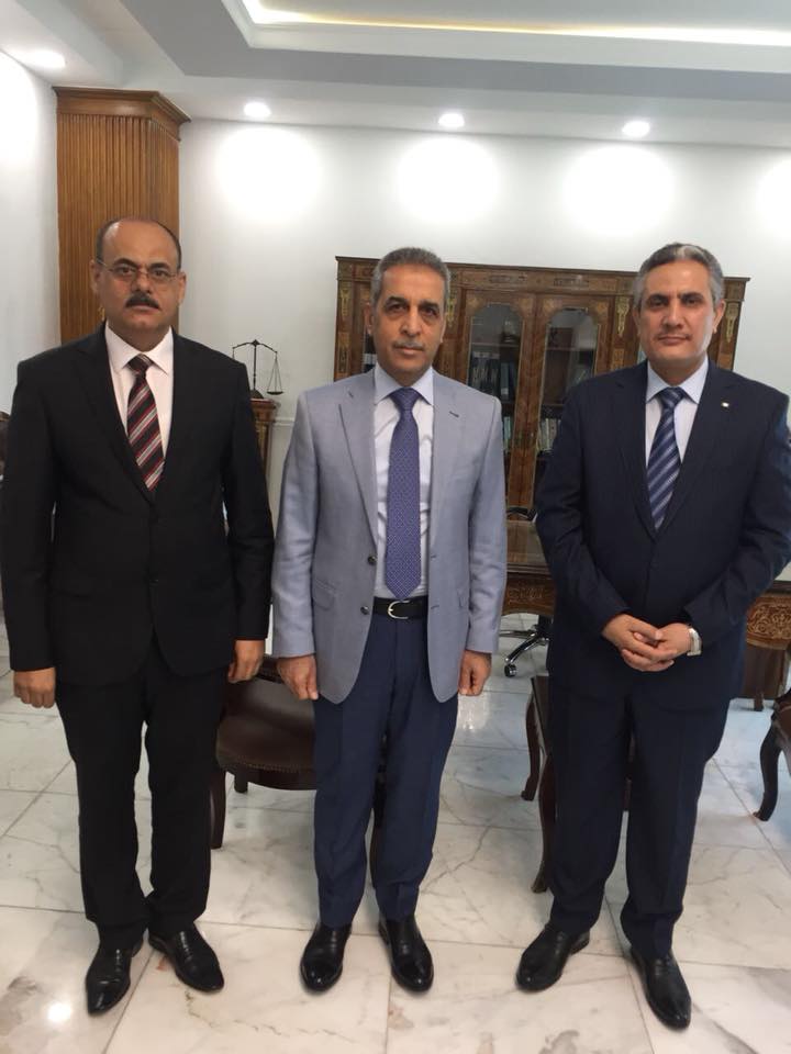 الدكتور عبدالامير محسن نقيب اطباء العراق قام بزيارة مجلس القضاء الأعلى