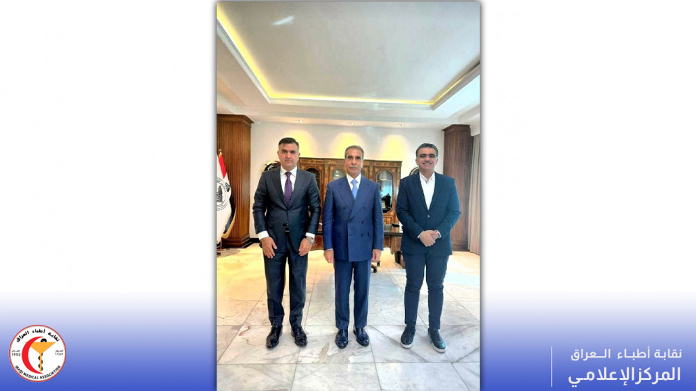 نقيب أطباء العراق يزور رئيس مجلس القضاء الأعلى لبحث دعم النقابات