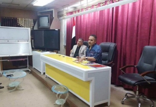 رئيس فرع نقابه اطباء محافظه المثنى الدكتور زيد علي مجيد يلتقي بمجموعة من الاطباء في المحافظة