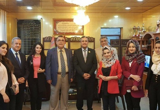 حضر نقيب أطباء العراق الدكتور (( عبد الأمير محسن حسين )) مع أعضاء مجلس النقابة يوم
