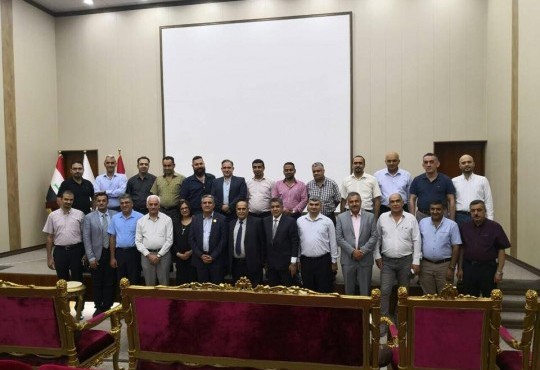 اجتمع السيد نقيب أطباء العراق الدكتور عبد الامير محسن حسين مع اعضاء الهيئه العامه