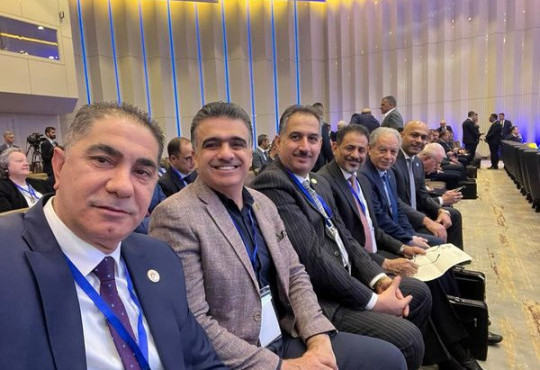 الأستاذ الدكتور (عقيل شاكر محمود) مع العديد من الوزراء و رؤساء الهيئات