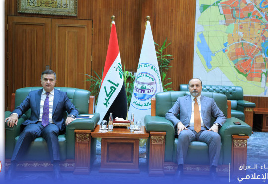 نقيب الأطباء يبحث مع أمين بغداد رسوم الأمانة على العيادات الطبية