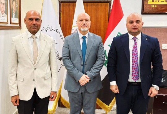 زار الدكتور هادي سلمان الشمري نائب النقيب الثاني
