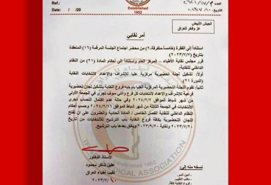 فتح باب الترشيح لانتخابات فروع النقابة