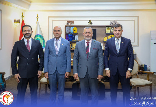 زيارة الى السيد رئيس مجلس الخدمة العامة الاتحادية الأستاذ محمود محمد التميمي