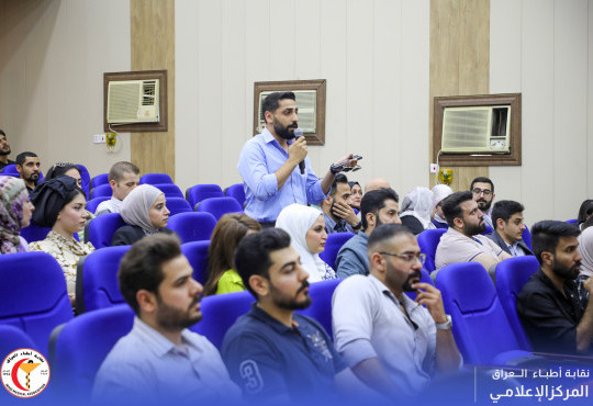 حضر مجموعة من الزملاء الأطباء المقيمين